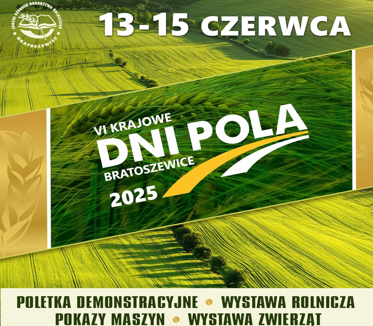 VI Krajowe Dni Pola Bratoszewice - 13-15 czerwca 2