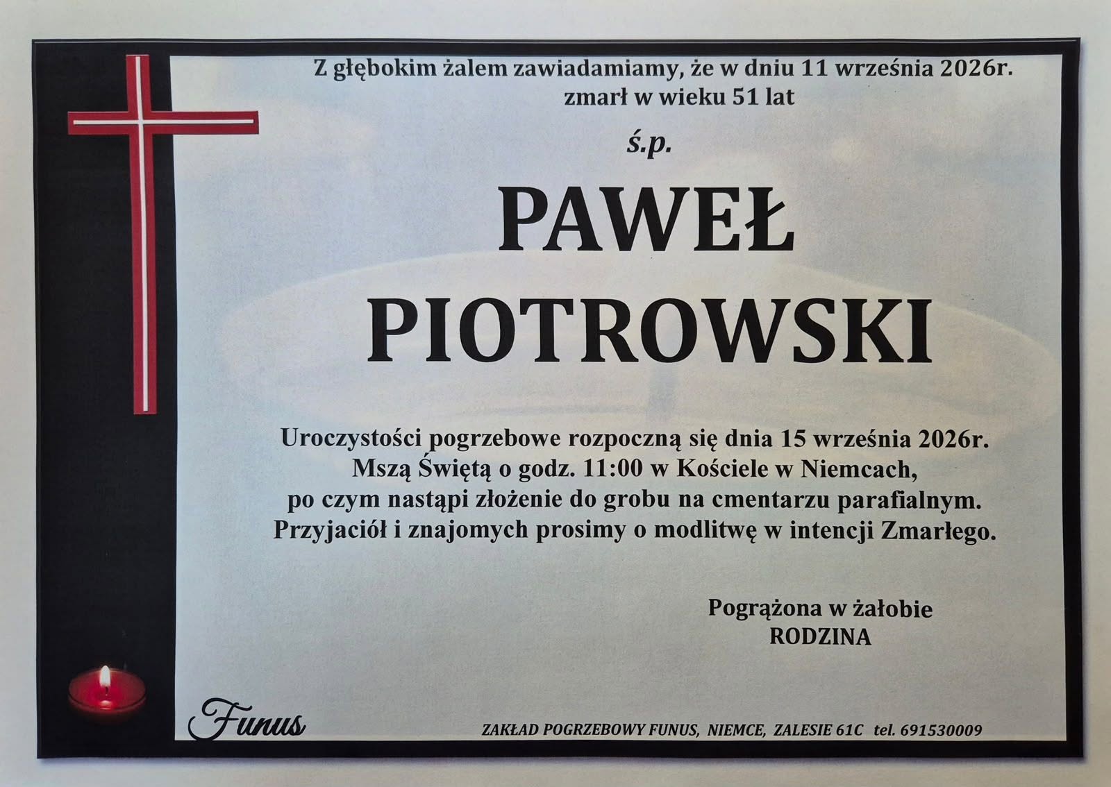 Żegnamy lek. wet. Pawła Piotrowskiego