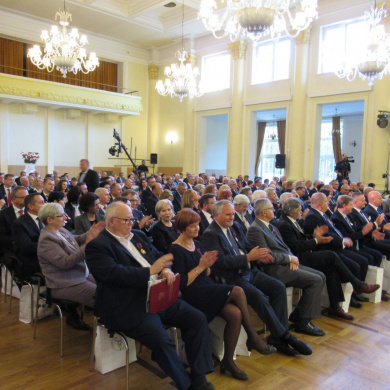 Uczestnicy obchodów 100-lecia Polskiej Administracji Weterynaryjnej